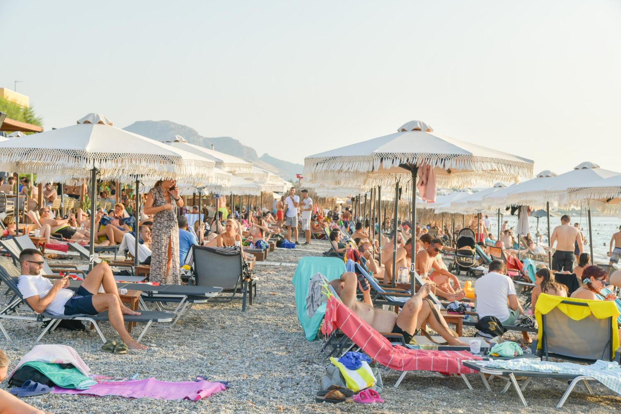 Beach Blue Villa Corinth Eksteriør billede